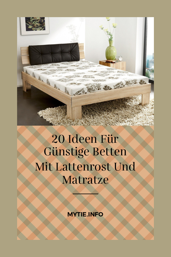 20 Ideen Für Günstige Betten Mit Lattenrost Und Matratze